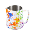 Barista Space Pitcher 350ml — Splash; consistent elevated angle, square transparent image