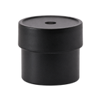 Weber Workshops Bean Cellar Shorty — Single / Black; consistent elevated view, square transparent image