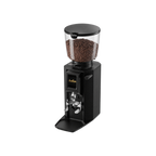 Anfim Luna Coffee Grinder — Black; consistent elevated view, square transparent image