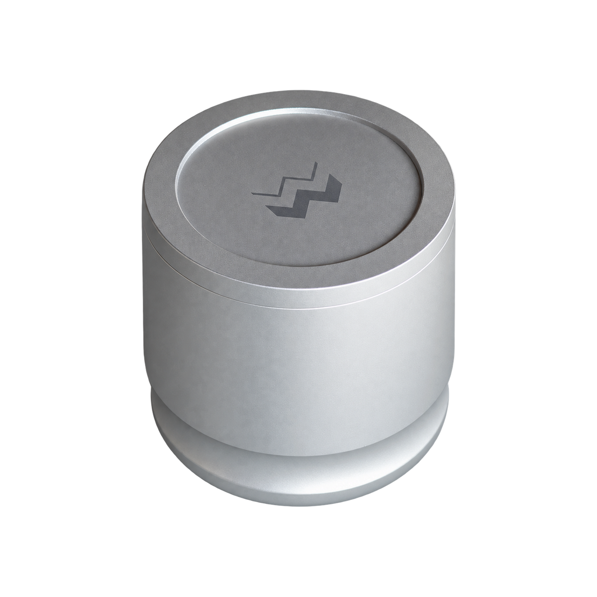 Weber Workshops Blind Shaker — Silver; consistent elevated view, square transparent image