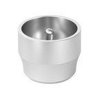 Weber Workshops Blind Tumbler — Silver; consistent elevated view, square transparent image