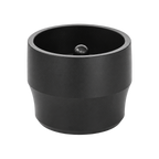 Weber Workshops Blind Tumbler — Onyx (Black); consistent elevated view, square transparent image