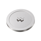 Weber Workshops Magic Tumbler Lid — Silver; consistent elevated view, square transparent image