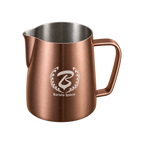 Barista Space Pitcher 350ml — Copper; consistent elevated angle, square transparent image