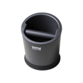 WPM TR 80 Knock Box — Black; consistent elevated view, square transparent image