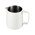 WPM#21 Tapered Spout Pitcher — Matt White / 500; consistent elevated view, square transparent image