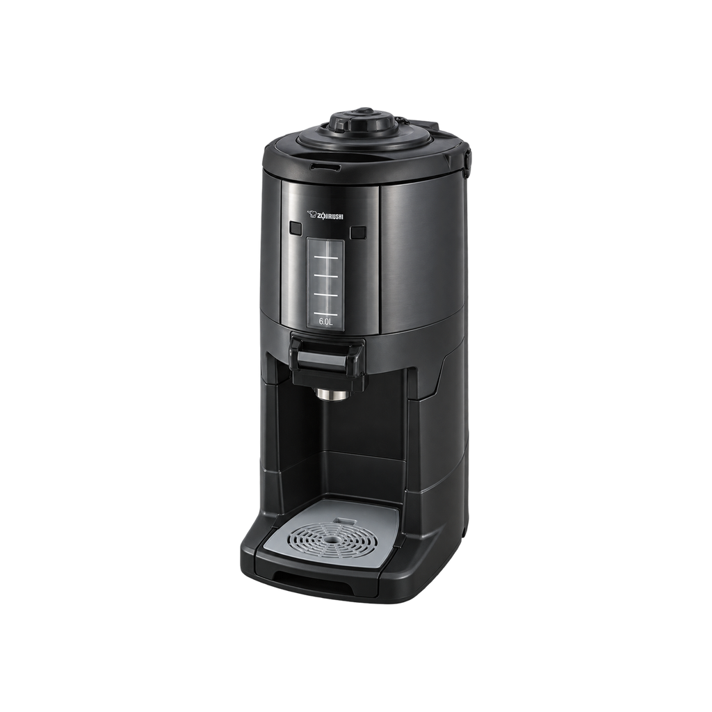 Zojirushi – Thermal Gravity pot – 6.0L, Stainless Steel Vacuum Liner Black — Default Title; consistent elevated view, square transparent image