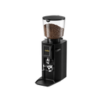 Anfim Alba Espresso Grinder — Black; consistent elevated view, square transparent image