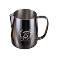 Barista Space Pitcher 450ml — light Black; consistent elevated view, square transparent image