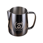 Barista Space Pitcher 450ml — light Black; consistent elevated view, square transparent image