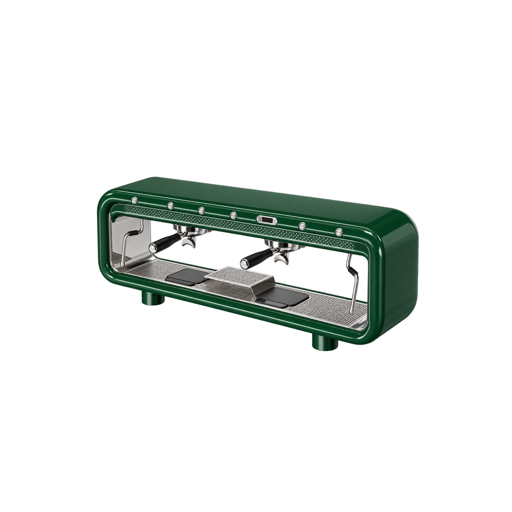 Aremde Nexus One Gravimetric — 2 Groups / Pine Green; consistent elevated view, square transparent image