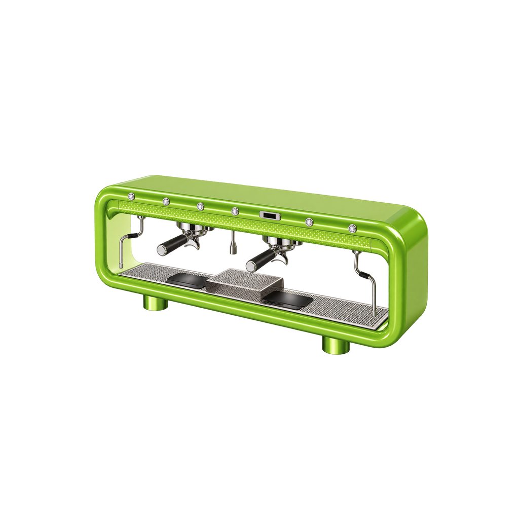 Aremde Nexus One Gravimetric — 2 Groups / Spring Green; consistent elevated view, square transparent image