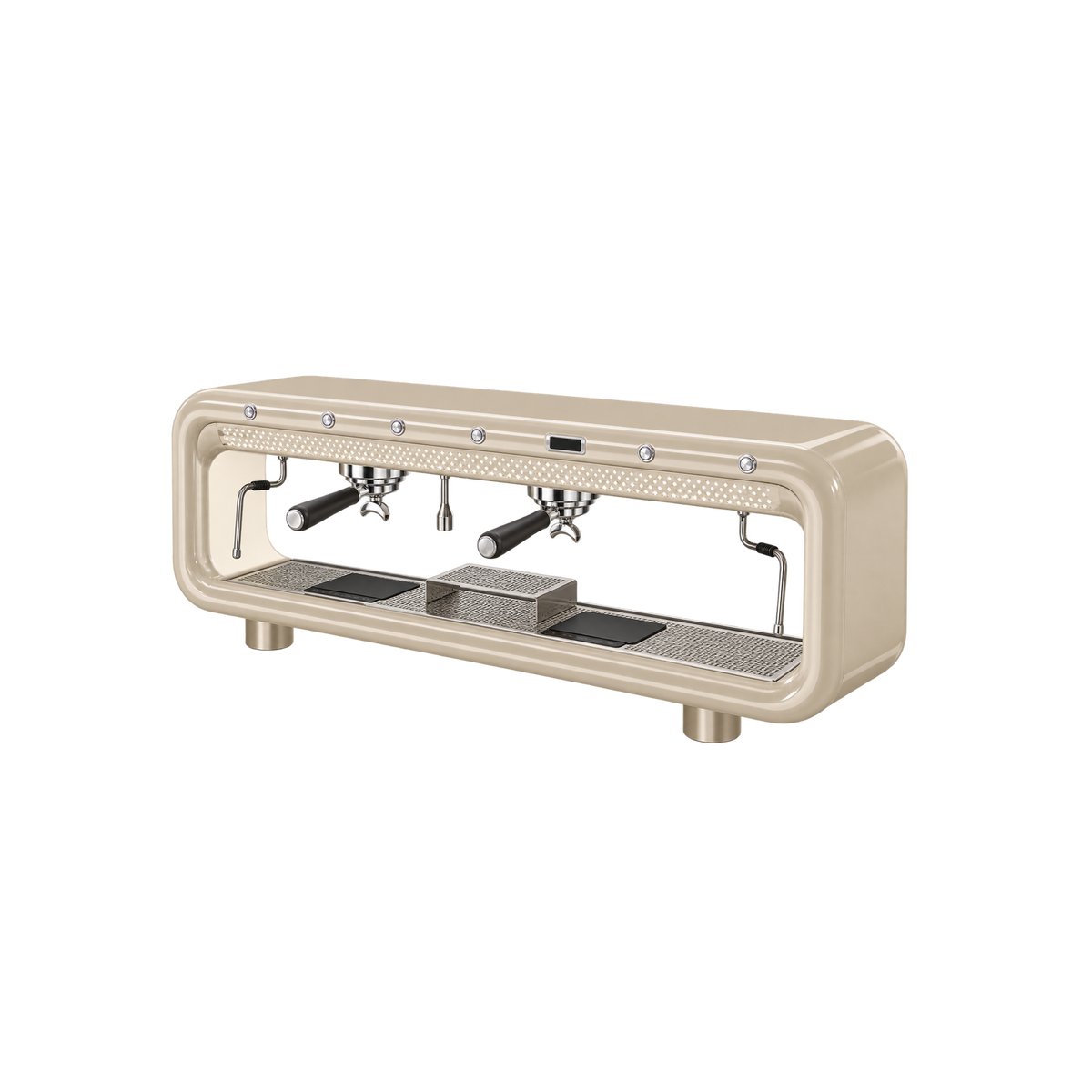 Aremde Nexus One Gravimetric — 2 Groups / Biscuit Beige; consistent elevated view, square transparent image
