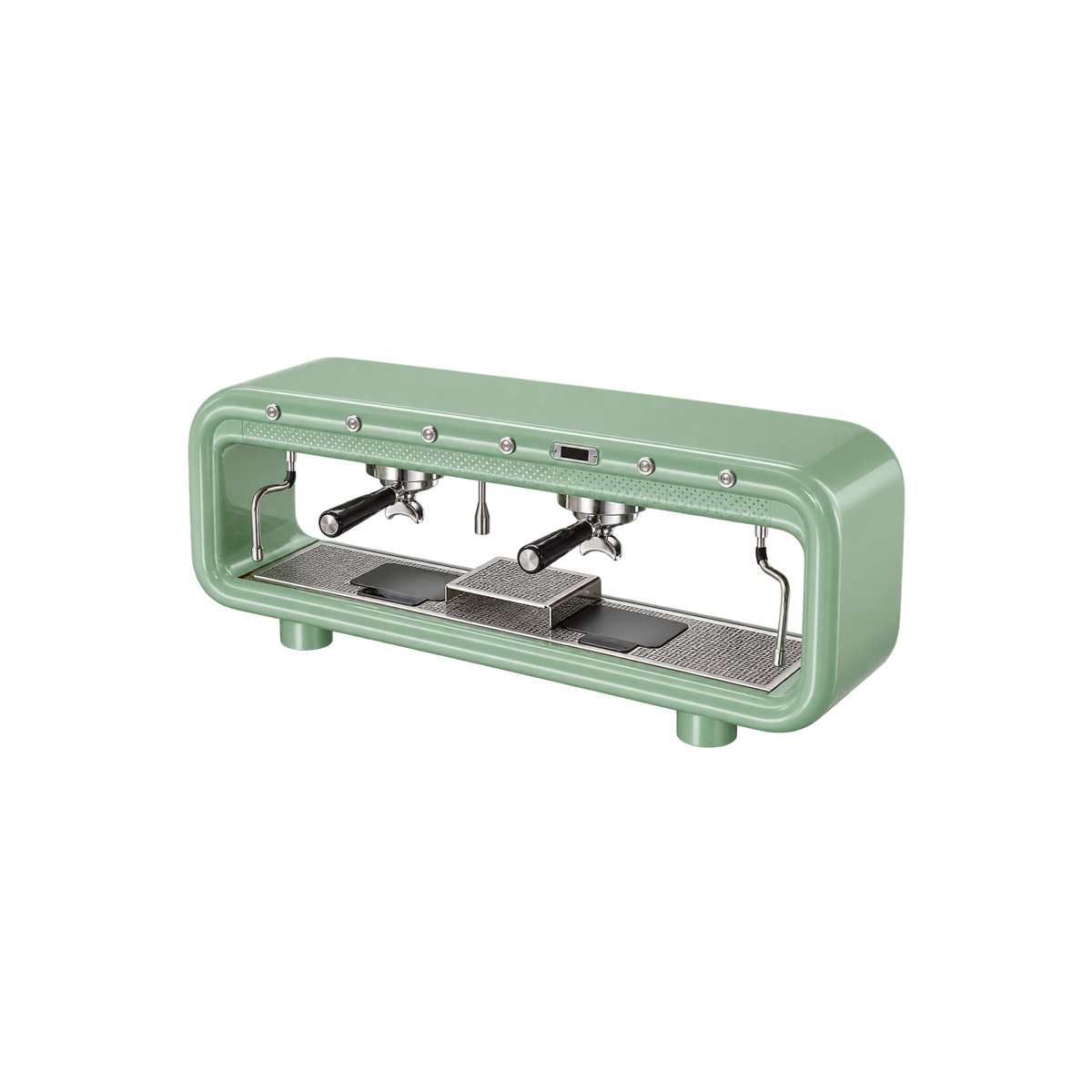Aremde Nexus One Gravimetric — 2 Groups / Pale Olive; consistent elevated view, square transparent image