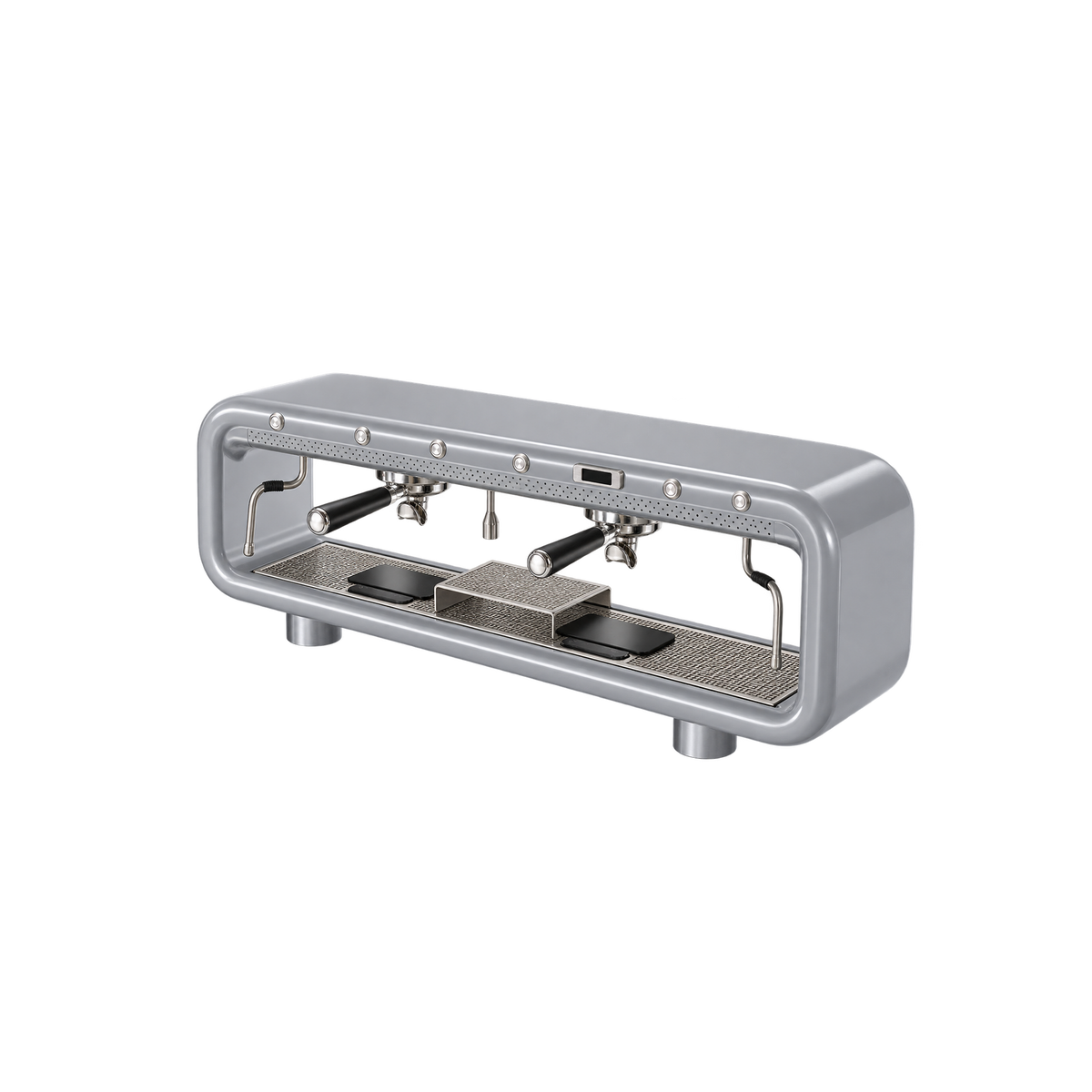 Aremde Nexus One Gravimetric — 2 Groups / Silver Grey; consistent elevated view, square transparent image