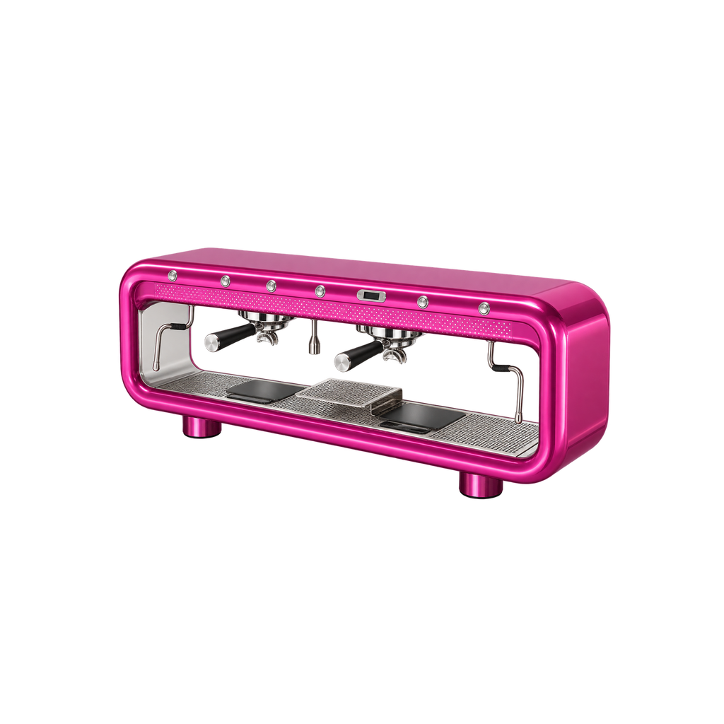 Aremde Nexus One Gravimetric — 2 Groups / Fuchsia Pink; consistent elevated view, square transparent image