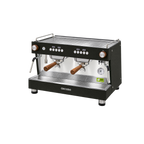 Ascaso Barista T One 2 Groups — Black; consistent elevated view, square transparent image