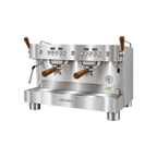 Ascaso Barista T Plus 1-3 Group — 2 Group / Steel; consistent elevated view, square transparent image