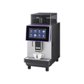 CafeMatic 8 - Office Automatic Coffee Machine — Without Milk Cooler, With Milk Cooler; consistent elevated view, square transparent image