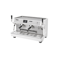 Conti MC Ultima 2Group Espresso Machine — White; consistent elevated view, square transparent image