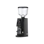 Eureka Atom Excellence 75 Coffee Grinder with Black Diamond Burrs — Black; consistent elevated view, square transparent image