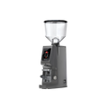 Eureka Atom W75 Coffee Grinder with Scale — Black; consistent elevated view, square transparent image