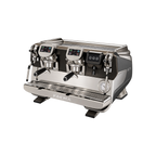 FAEMA E71 Touch Espresso Machine — 2 Group; consistent elevated view, square transparent image