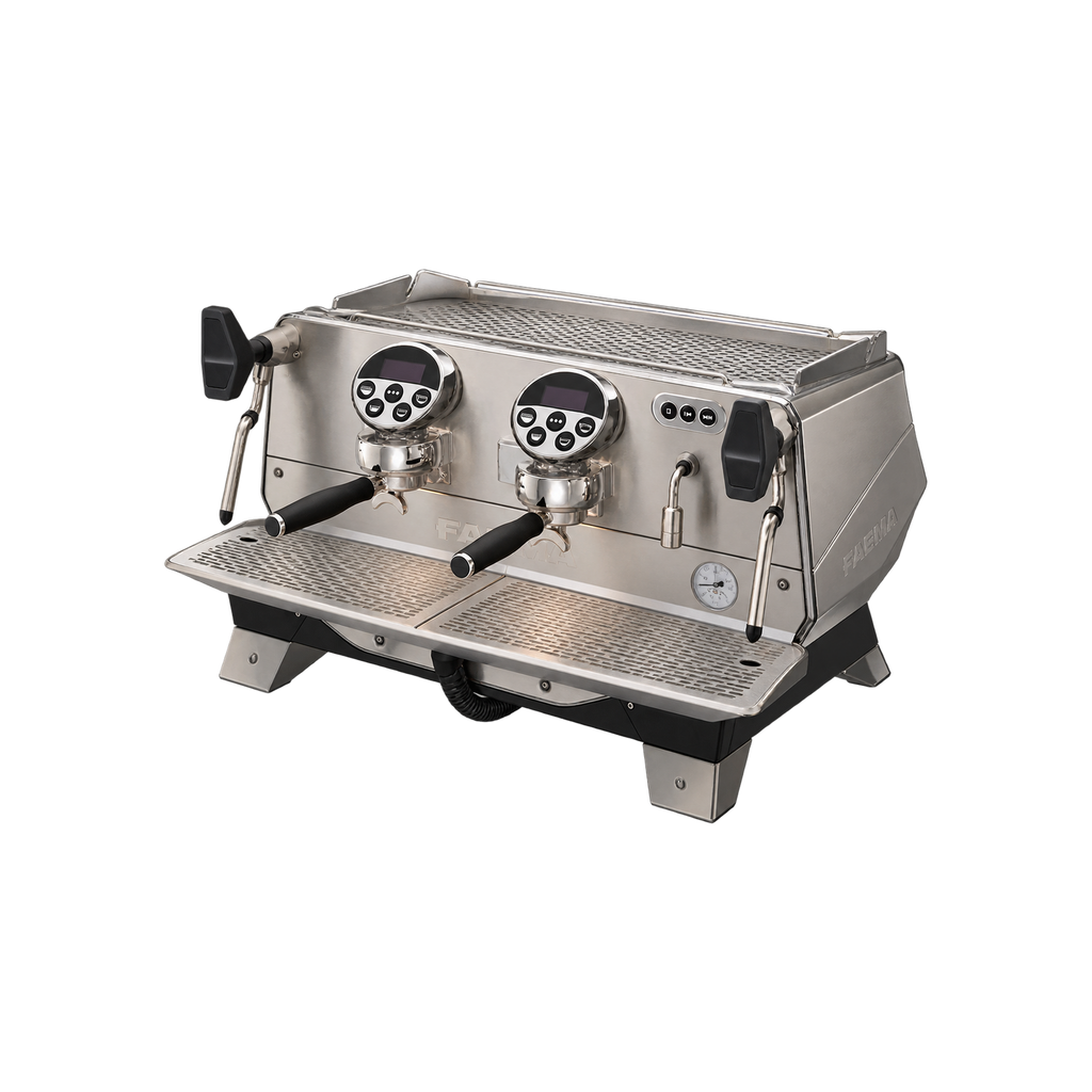 FAEMA President GTI Espresso Machine — 2 Group; consistent elevated view, square transparent image