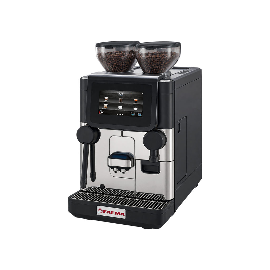 Faema X20 CS10 Fully Automatic Coffee Machine — Default Title; consistent elevated view, square transparent image