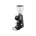 Fiorenzato F64 E Coffee Grinder — Black; consistent elevated view, square transparent image