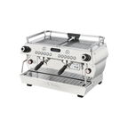 La Marzocco GB5 X AV Espresso Machine — 2 Group; consistent elevated view, square transparent image
