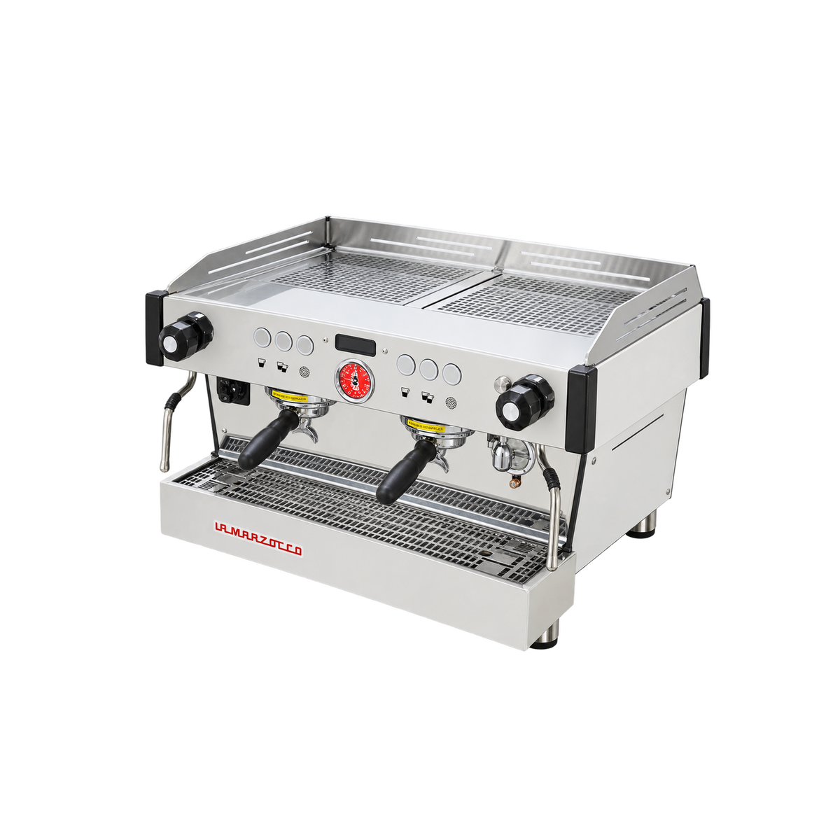 LA MARZOCCO Linea PB AV — 2 Group / White; consistent elevated view, square transparent image