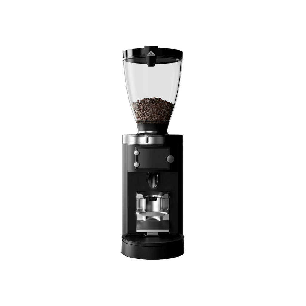 Mahlkonig E65S GBW — Black; consistent elevated view, square transparent image