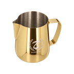 Barista Space Pitcher 600ml — Golden; consistent elevated view, square transparent image