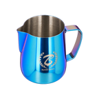 Barista Space Pitcher 600ml — Blue; consistent elevated view, square transparent image