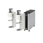 Marco SP9 Twin Set Coffee Brewers — White; consistent elevated view, square transparent image