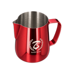 Barista Space Pitcher 600ml — Red; consistent elevated view, square transparent image