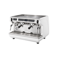 Nuova Simonelli Appia Life TIMER — White; consistent elevated view, square transparent image