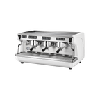 Nuova Simonelli Appia Life Volumetric Coffee Machine — 3 Group / White; consistent elevated view, square transparent image