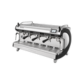 Nuova Simonelli Aurelia Wave 3 Group Volumetric — Black; consistent elevated view, square transparent image