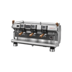 Rancilio Specialty RS1 — 3 Group / Steel / With; consistent elevated view, square transparent image