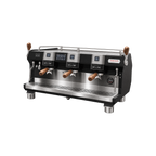 Rancilio Specialty RS1 — 3 Group / Black / With; consistent elevated view, square transparent image