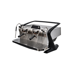 Slayer Steam EP Espresso Machine — Standard / 2 Group, Anodized Aluminum / 2 Group; consistent elevated view, square transparent image