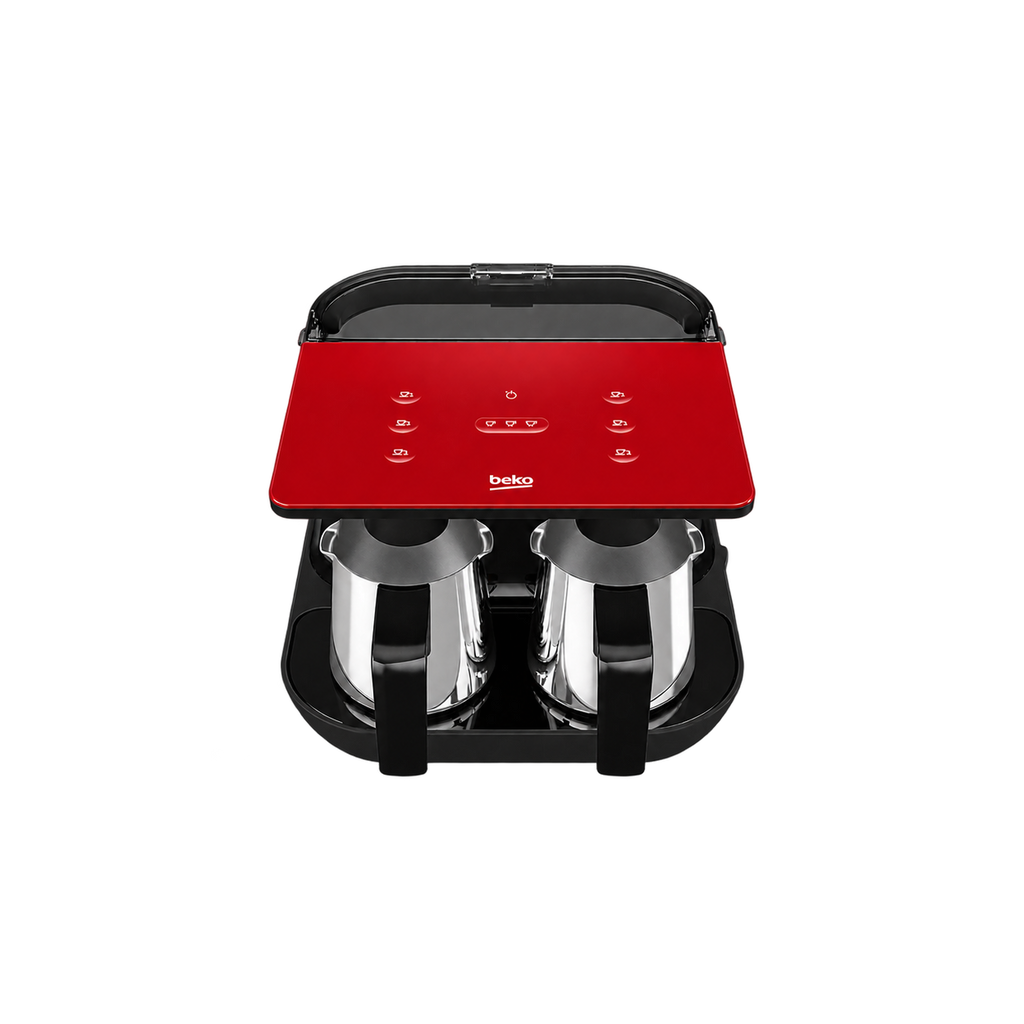 BEKO Turkish Coffee Machine Double Pot TKM8961K (RED)