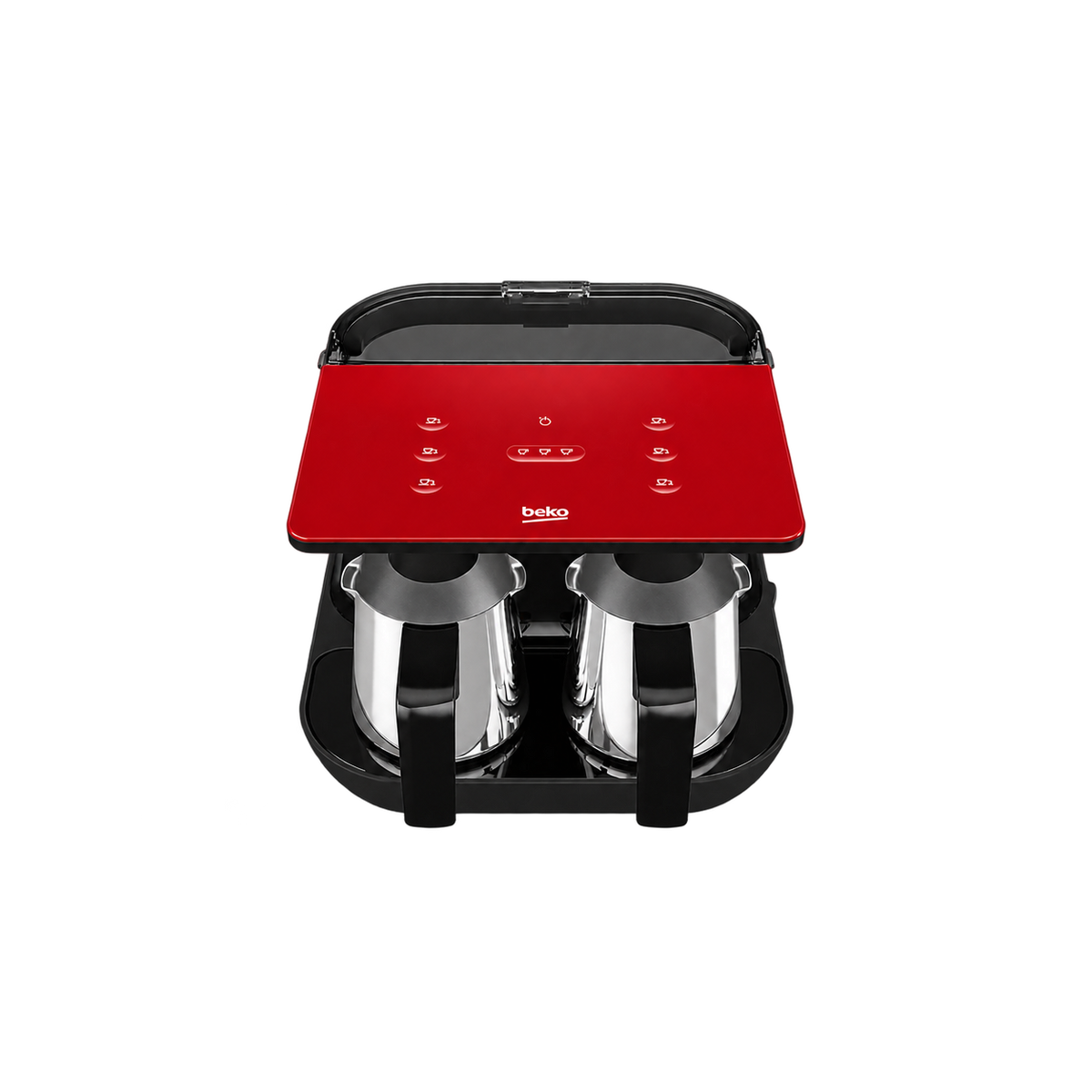 BEKO Turkish Coffee Machine Double Pot TKM8961K (RED)