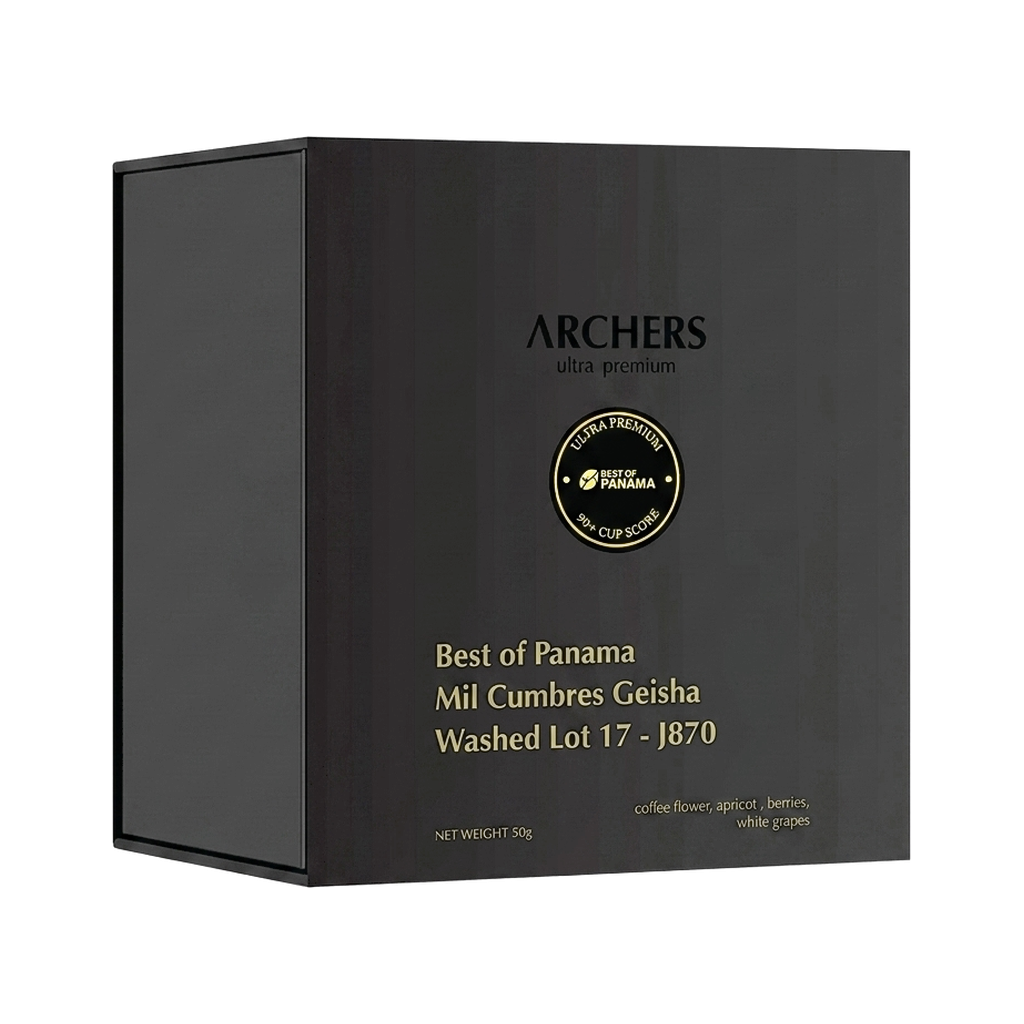 Best of Panama - Mil Cumbres, Geisha Washed - 17 — upright transparent coffee hero