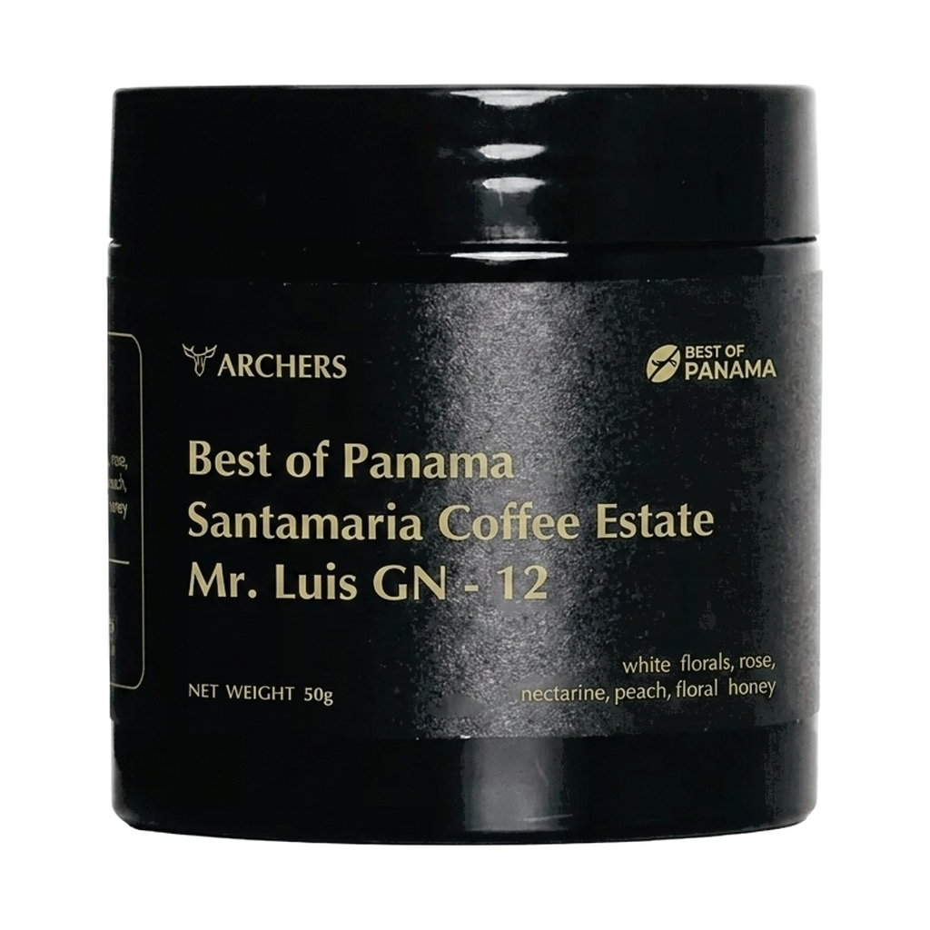 Best of Panama - Santamaria Coffee Estate Mr. Luis GN - 12 — upright transparent coffee hero