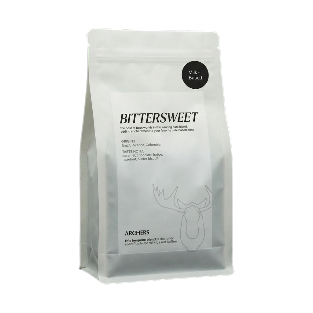 Bittersweet — upright transparent coffee hero