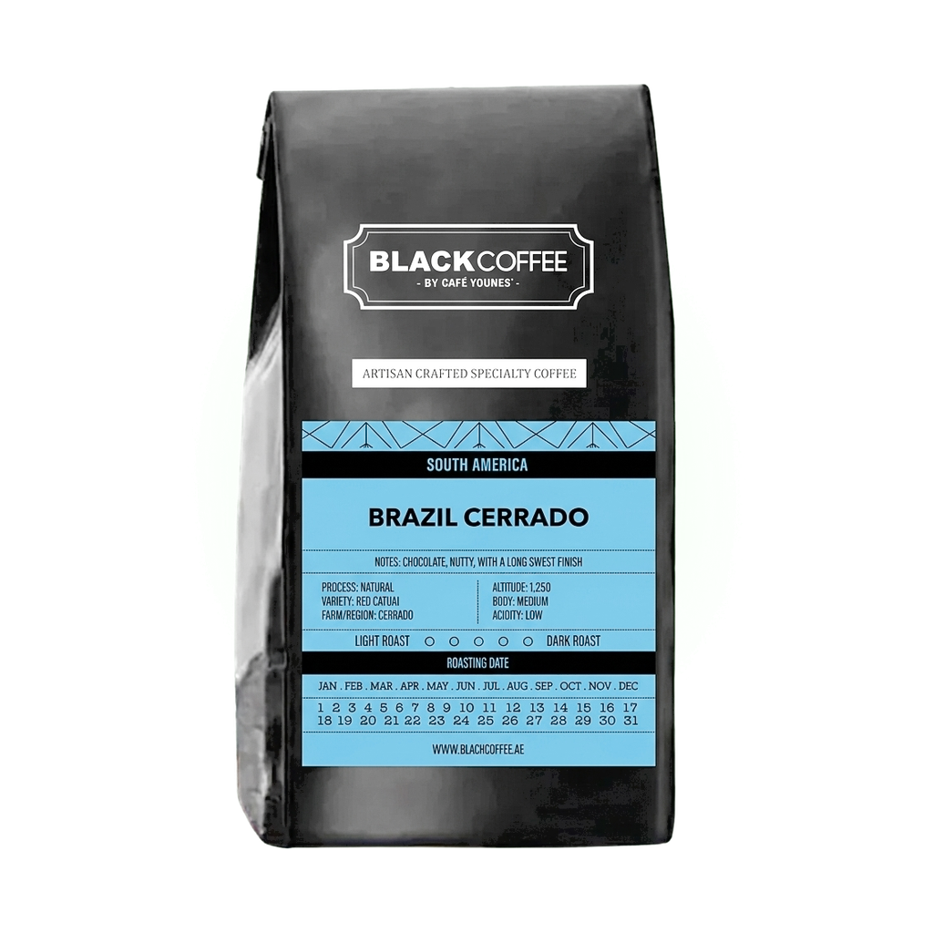 Brazil Cerrado — upright transparent coffee hero