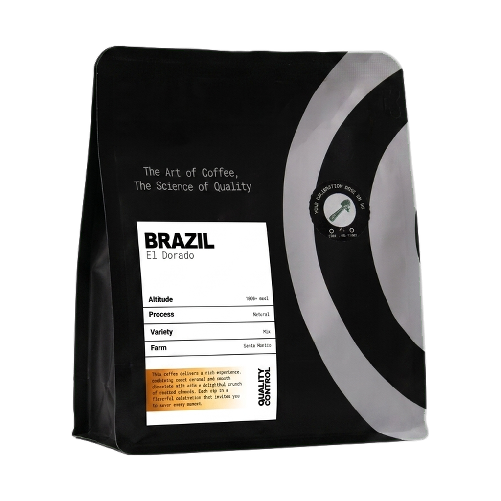 Brazil El Dorado — upright transparent coffee hero